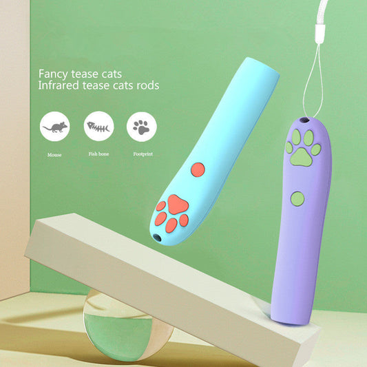 Remote Control LED Laser Cat Toy — 3 Projection Patterns