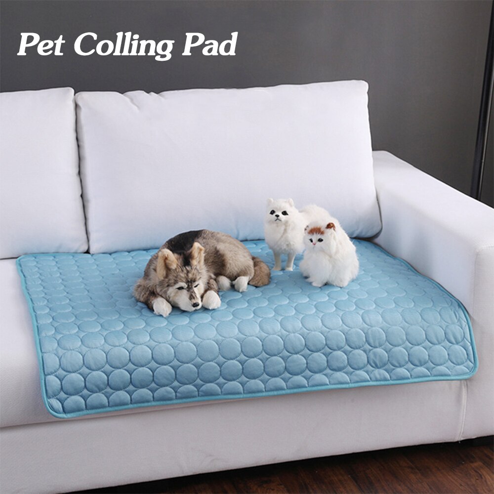 Ice Silk Cooling Mat for Cats & Dogs