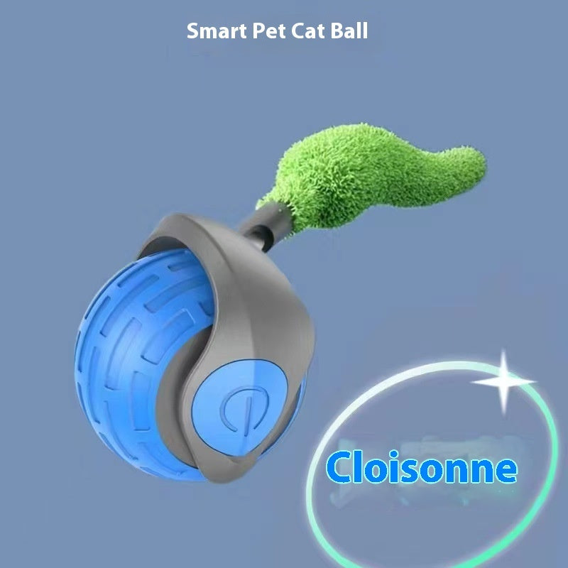 Bite-Resistant Squeaky Ball Toy for Cats & Dogs
