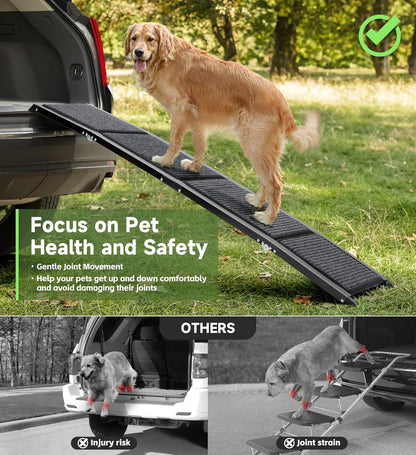 Fellie 170cm Foldable Dog Ramp with Non-Slip Surface - Supports up to 113kg