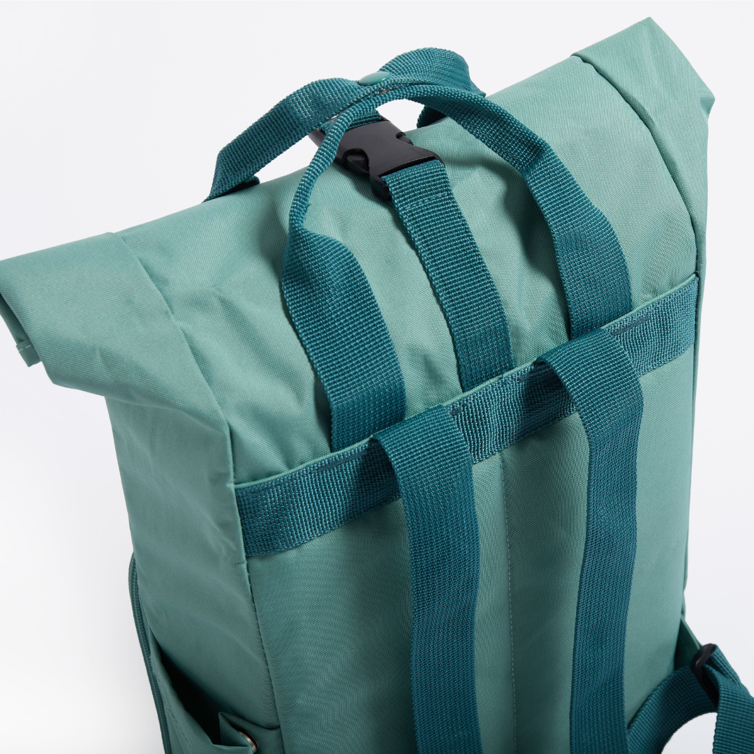 Basset Hound Roll-Top Backpack