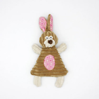 Donkey Plush Squeaky Dog Toy — Corduroy Chew & Cuddle Toy