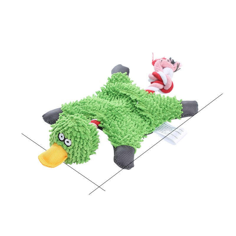 Donkey Plush Squeaky Dog Toy — Corduroy Chew & Cuddle Toy
