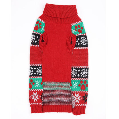 Winter Knit Dog Sweater