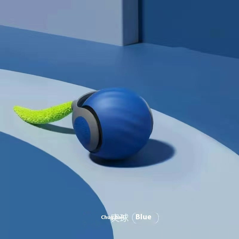 Bite-Resistant Squeaky Ball Toy for Cats & Dogs