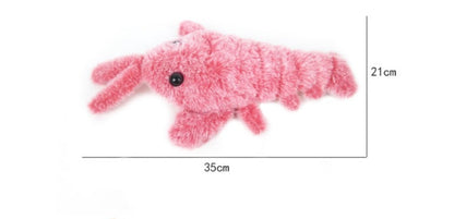 Electric Jumping Lobster Cat Toy — USB Rechargeable Plush