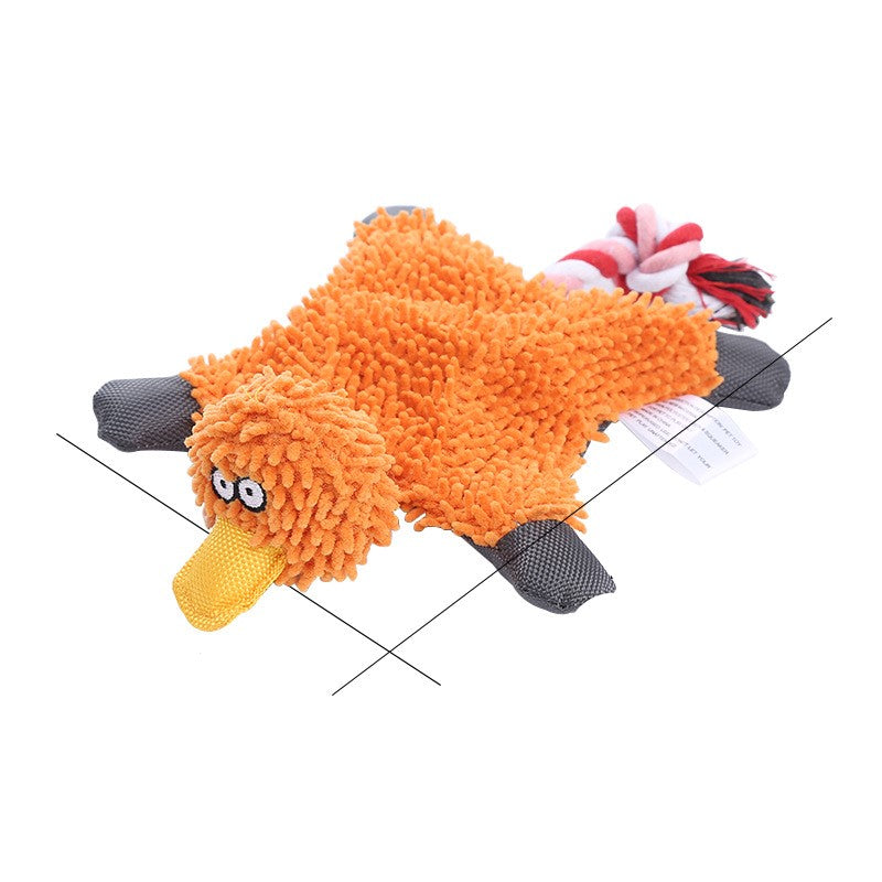 Donkey Plush Squeaky Dog Toy — Corduroy Chew & Cuddle Toy