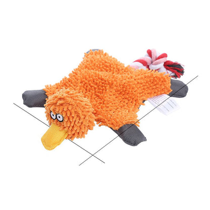 Donkey Plush Squeaky Dog Toy — Corduroy Chew & Cuddle Toy