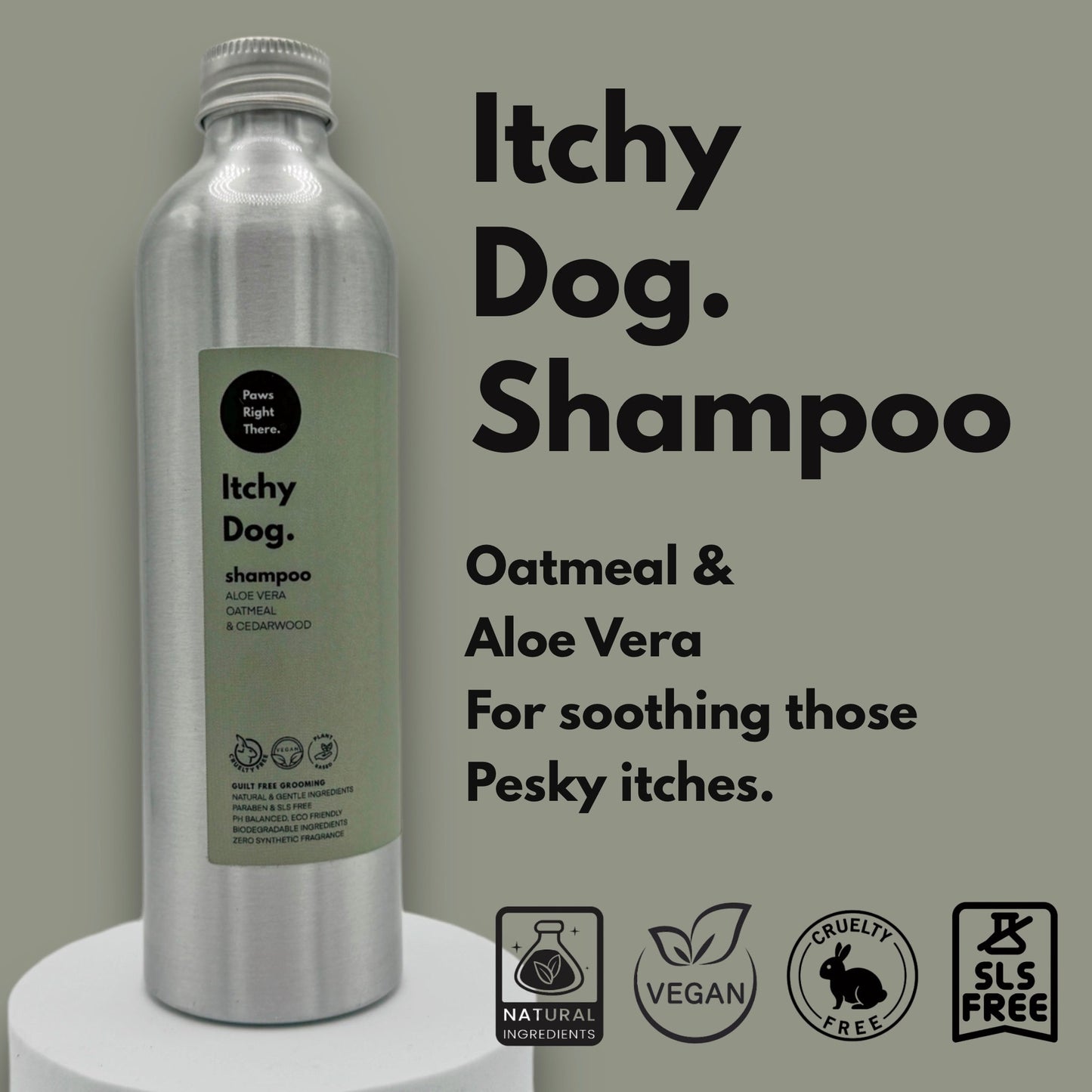 Itchy Dog Shampoo with Oatmeal & Aloe Vera 250ml