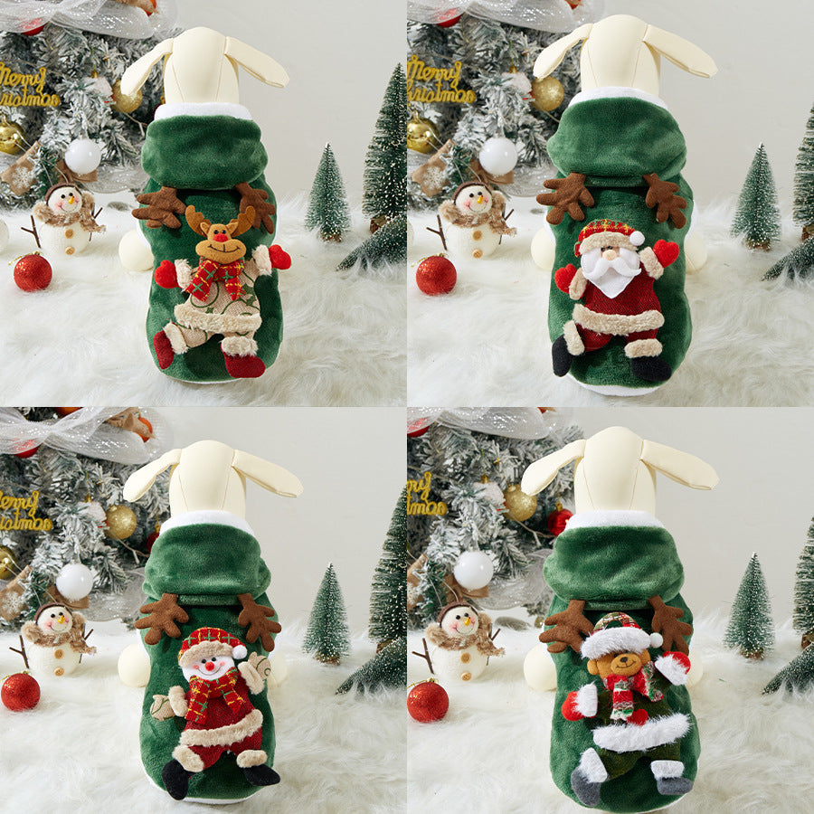 Christmas Flannel Pet Costume