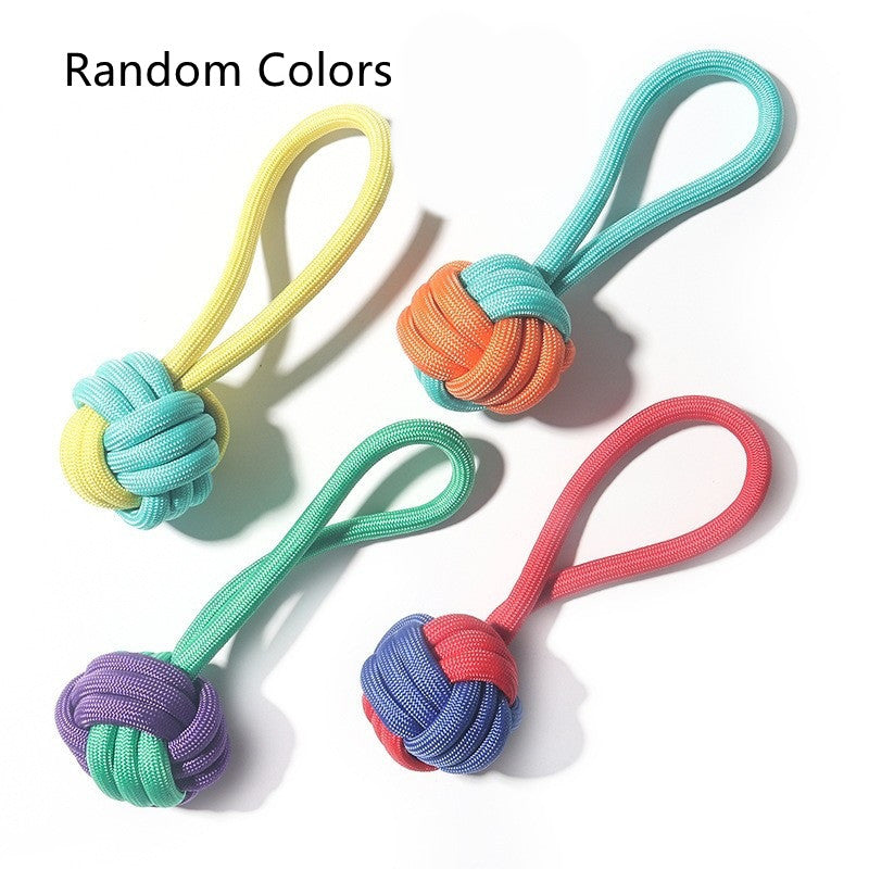 Cotton Rope Knot Pet Toy Set — Bite-Resistant Teeth Grinding