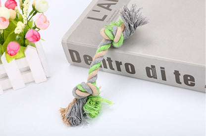 Cotton Rope Knot Dog Toy — Tug, Chew & Fetch