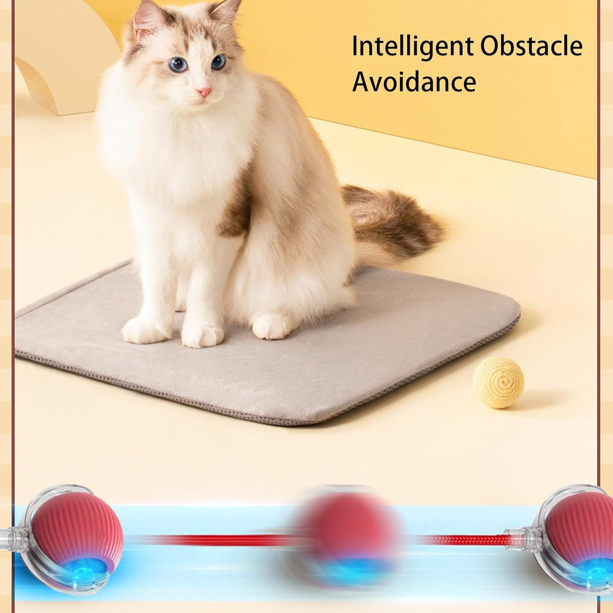 360 Auto-Rolling Ball Toy for Cats & Dogs
