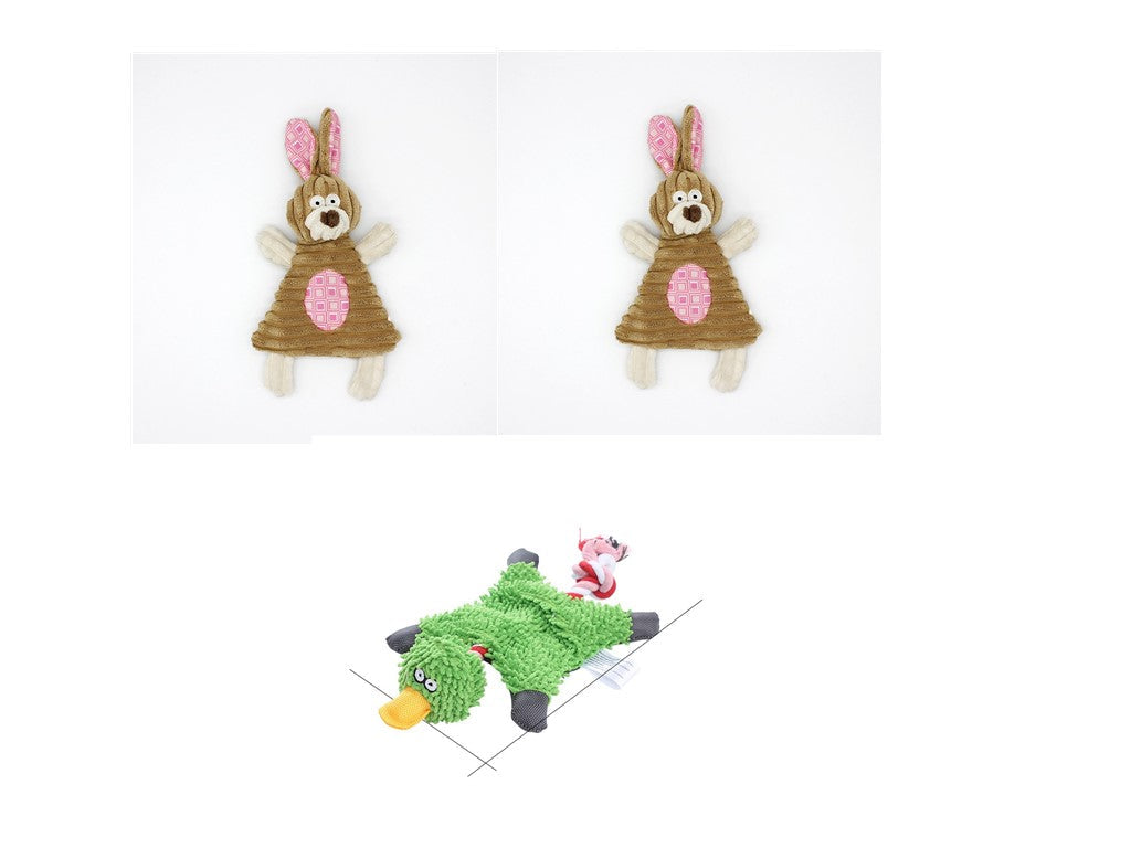Donkey Plush Squeaky Dog Toy — Corduroy Chew & Cuddle Toy
