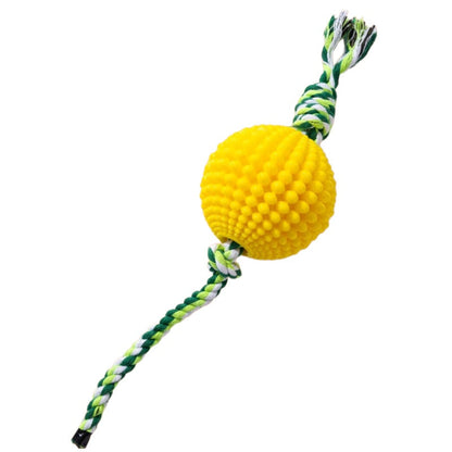Corn Knot Rope Dog Chew Toy — Teeth Cleaning & Tug Play