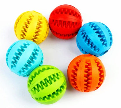 Food Dropping Bite-Resistant Dog Chew Ball