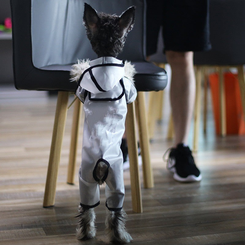 Four-Legged Waterproof Dog Raincoat