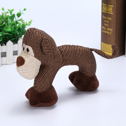 Squeaky Plush Dog Toy
