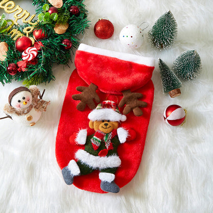 Christmas Flannel Pet Costume