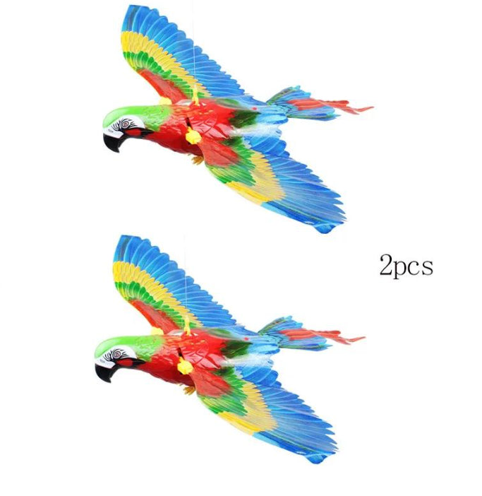 Hanging Bird Cat Toy — Ceiling Rotating Teaser