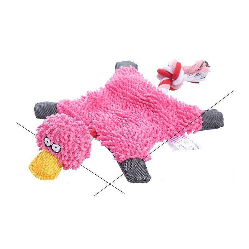 Donkey Plush Squeaky Dog Toy — Corduroy Chew & Cuddle Toy