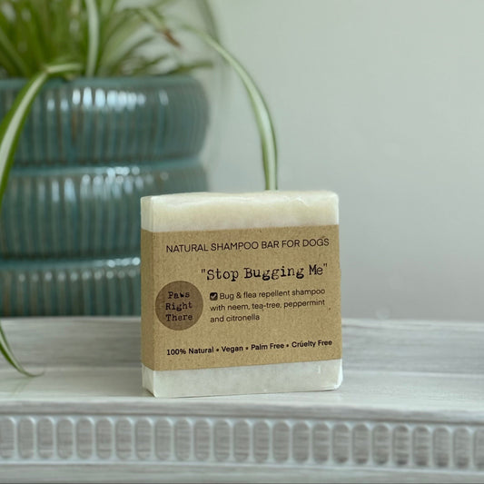 Stop Bugging Me Natural Dog Shampoo Bar with Neem & Citronella – 80g