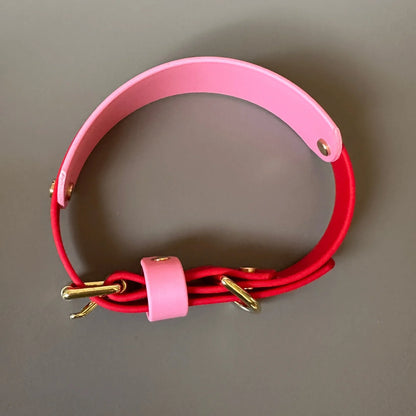 Love Red & Pink Hound Collar