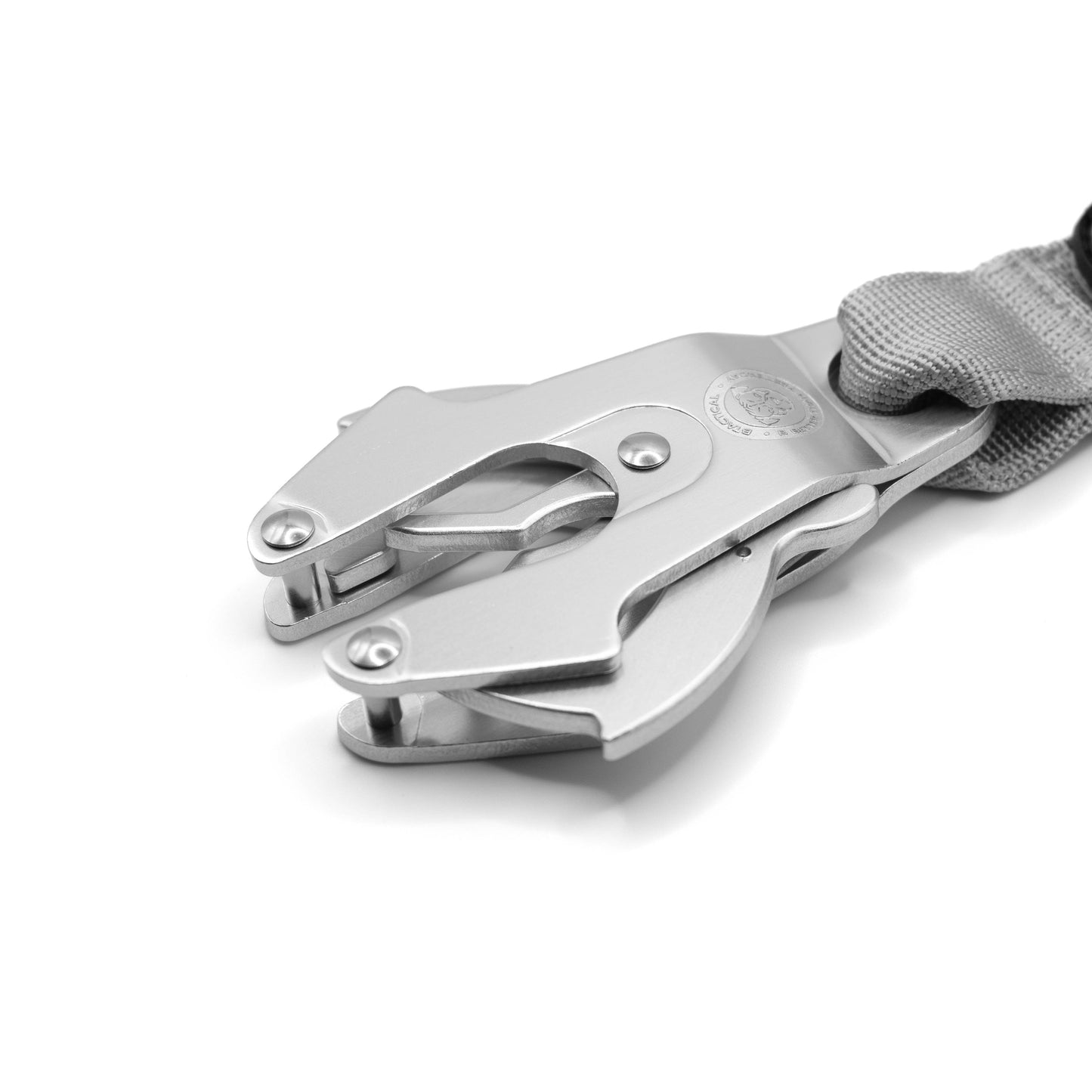BTactical™ Nylon Frog Clip Dog Lead |  Extra-Strong Anti Tangle - Misty Grey