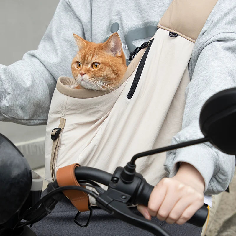Portable Crossbody Pet Sling Carrier Bag