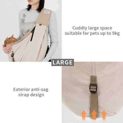 Portable Crossbody Pet Sling Carrier Bag