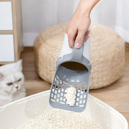 Cat Litter Scooper with Built-in Refill Bag System