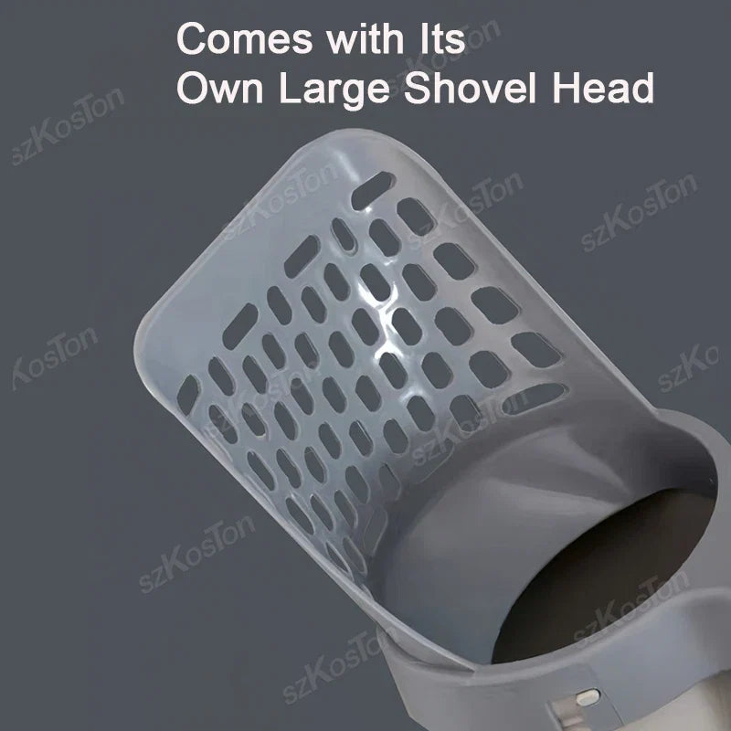 Cat Litter Scooper with Built-in Refill Bag System