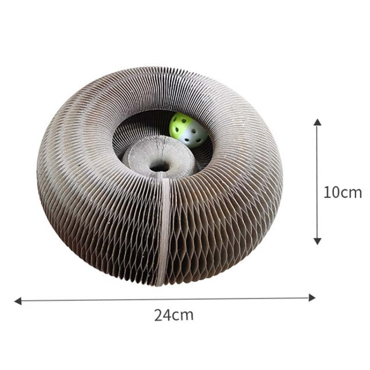 Organ Shape Cat Scratching Board with Bell Toy