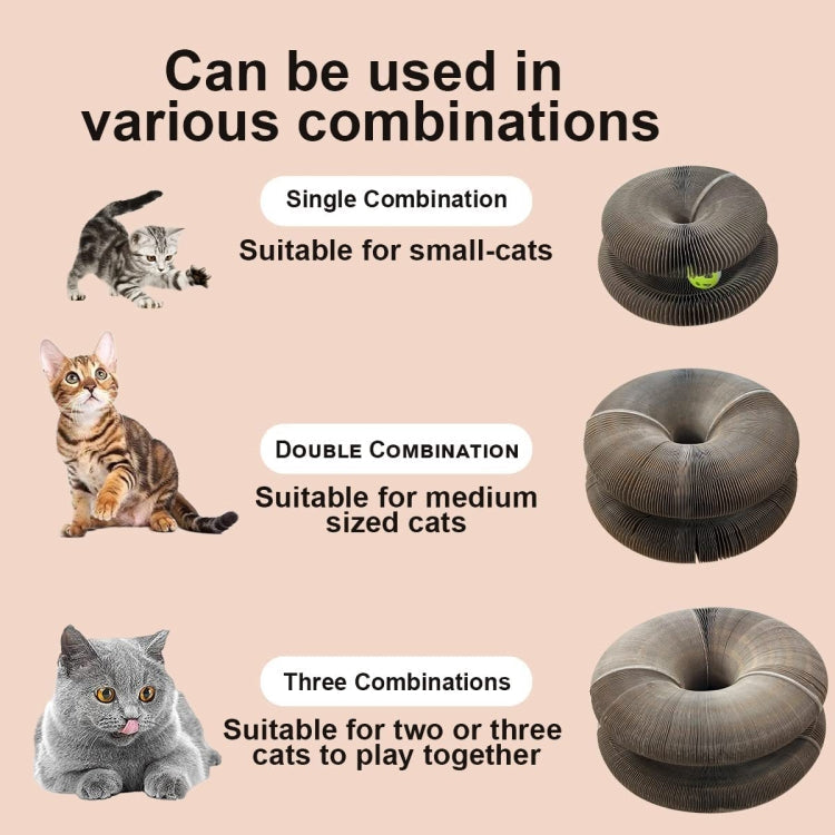 Organ Shape Cat Scratching Board with Bell Toy