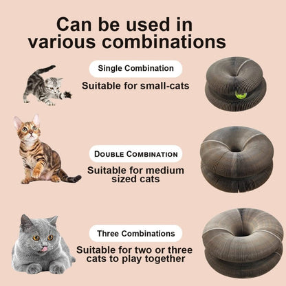 Organ Shape Cat Scratching Board with Bell Toy