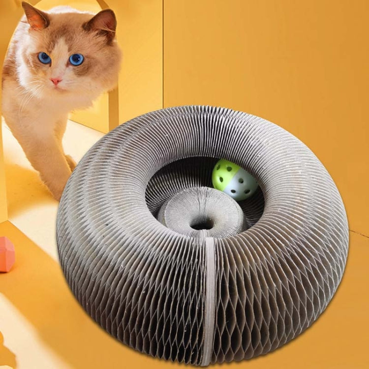 Organ Shape Cat Scratching Board with Bell Toy