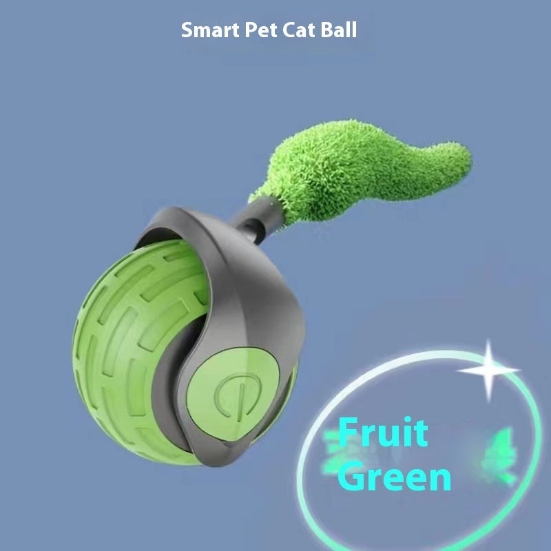 Bite-Resistant Squeaky Ball Toy for Cats & Dogs