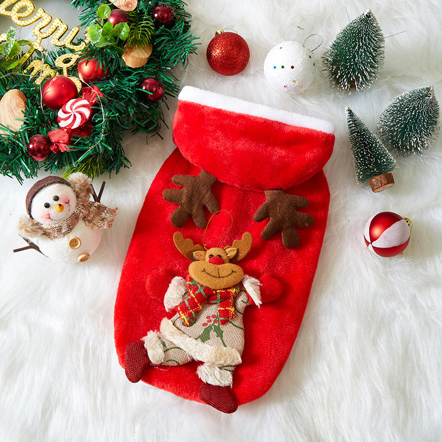 Christmas Flannel Pet Costume