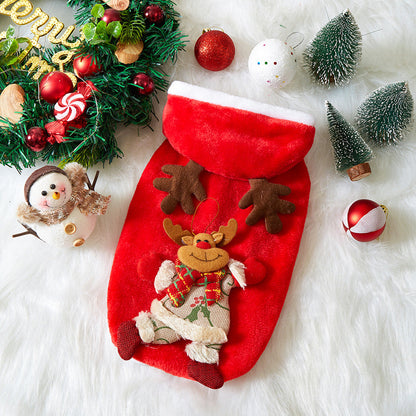 Christmas Flannel Pet Costume