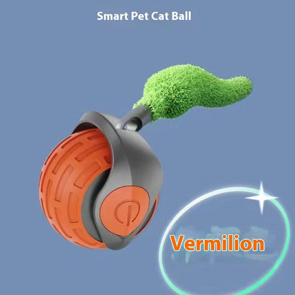 Bite-Resistant Squeaky Ball Toy for Cats & Dogs