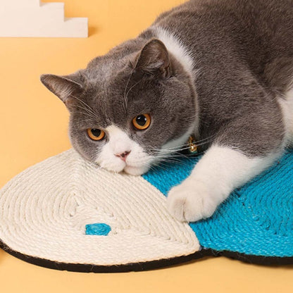 Cat Scratching Mat - Fun Shaped Sisal Scratcher