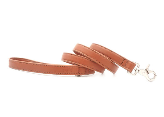 Brown Leather Dog Lead