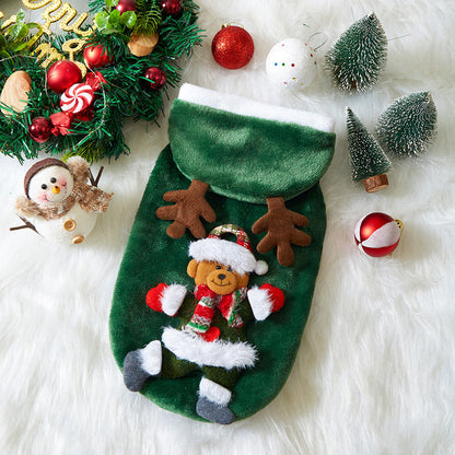 Christmas Flannel Pet Costume