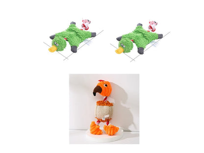 Donkey Plush Squeaky Dog Toy — Corduroy Chew & Cuddle Toy
