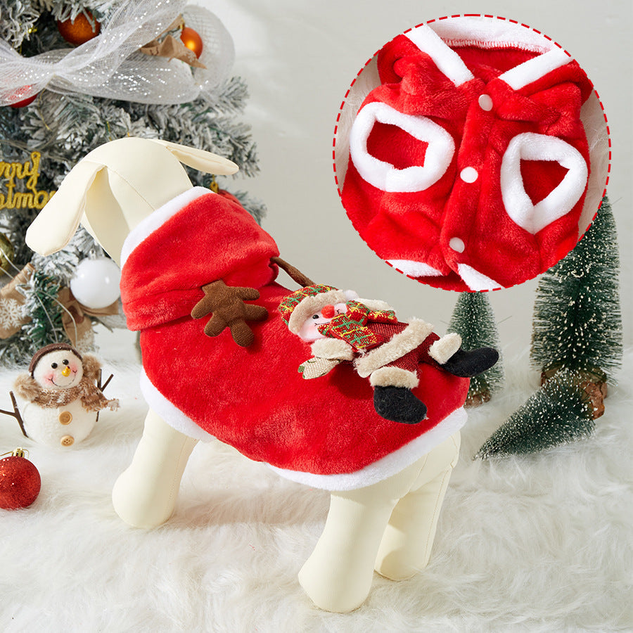 Christmas Flannel Pet Costume