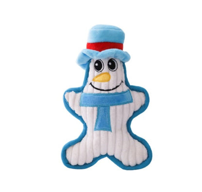 Christmas Plush Squeaky Dog Toy — Bite-Resistant Festive Fun