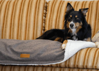 Luxury Washable Tweed Dog Blanket | Lincoln