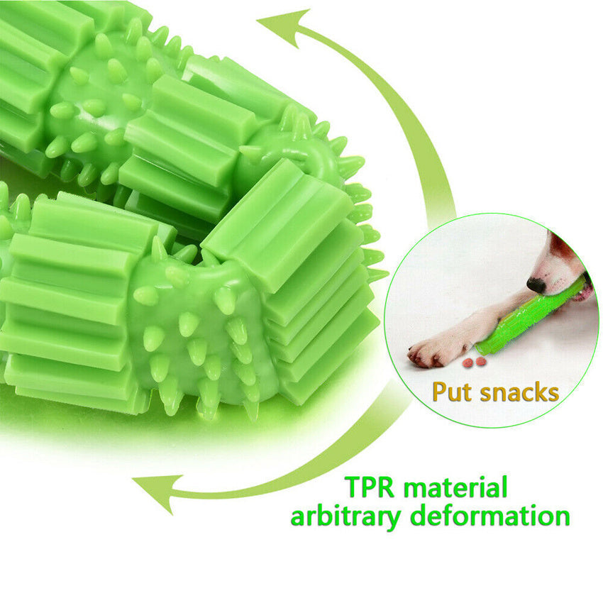 Treat Dispensing Rubber Chew Toy for Aggressive Chewers