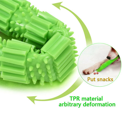 Treat Dispensing Rubber Chew Toy for Aggressive Chewers