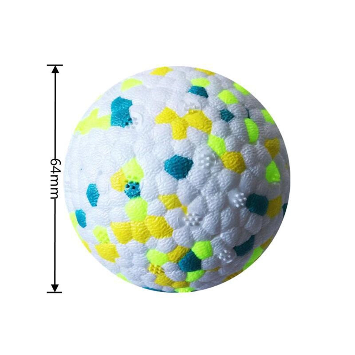 Dog Molar Chew Ball Toy — Bite-Resistant & Tooth Cleaning